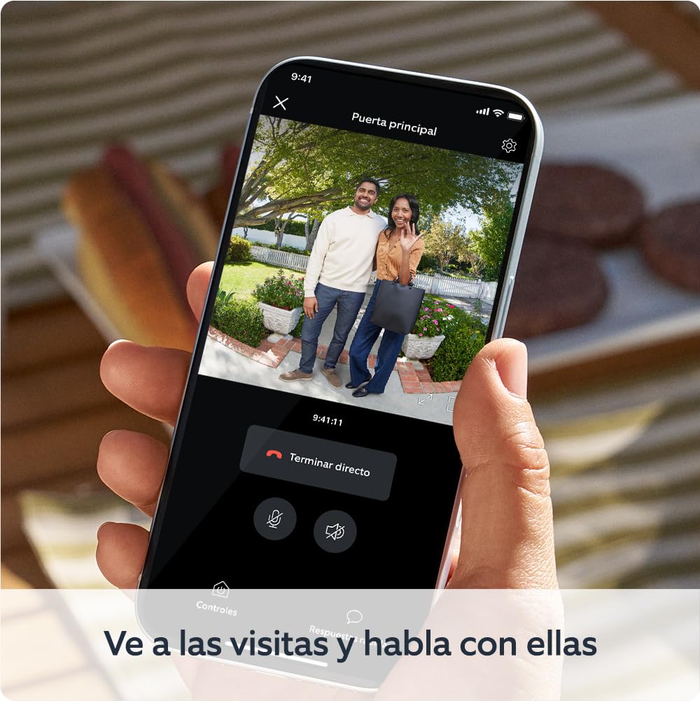 Video Timbre Inalámbrico con Batería y Cámara HD